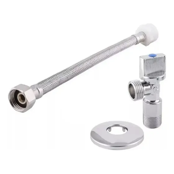 Kit Flexible 35cm Con Llave Angular 1/2 * 15/16 Taumm