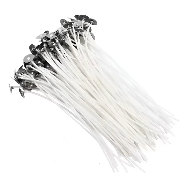Pabilos Encerados Ideal Velas Cera Soja 12cm 100un 