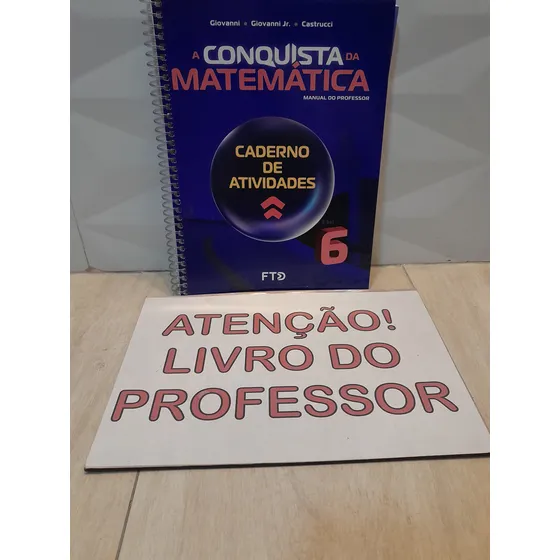 A Conquista Da Matemática Caderno De Atividades Coleção Completa Do 6 Ao 9 Novo Do Professor