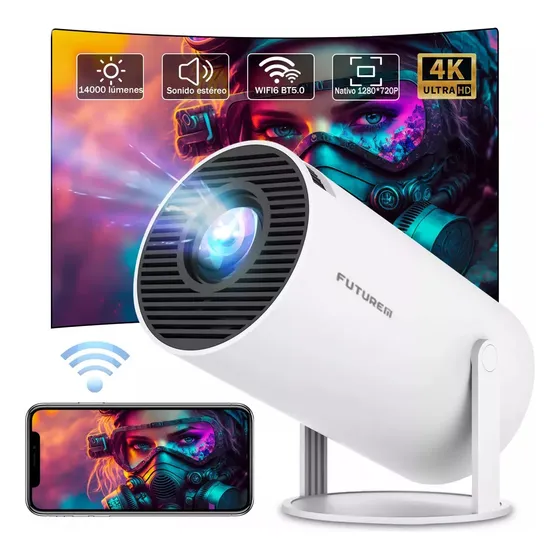 Proyector Profesional 4k Hd Android Wifi Led 1080p 14000 Lm