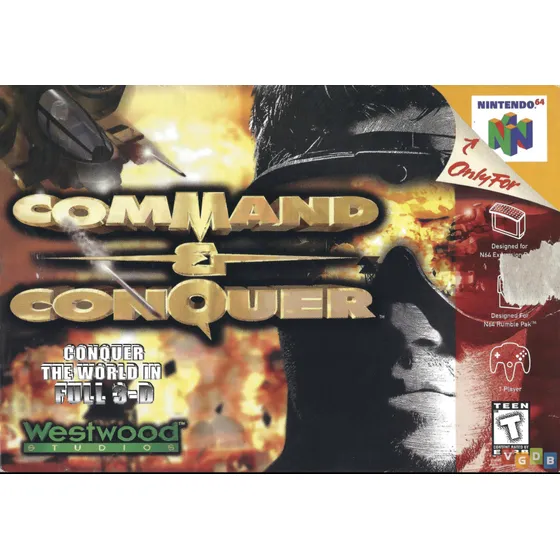 Command & Conquer Original Americano Para N64