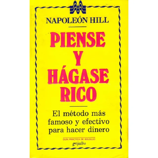 Libro Usado, Piense Y Hagase Rico De Napoleon Hill.
