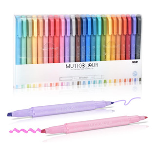 Marcadores Yoouloo Pastel, Paquete De 24, Punta Dual, Colore Marcadores Yoouloo Pastel, Paquete De 24, Punta Dual, Colore