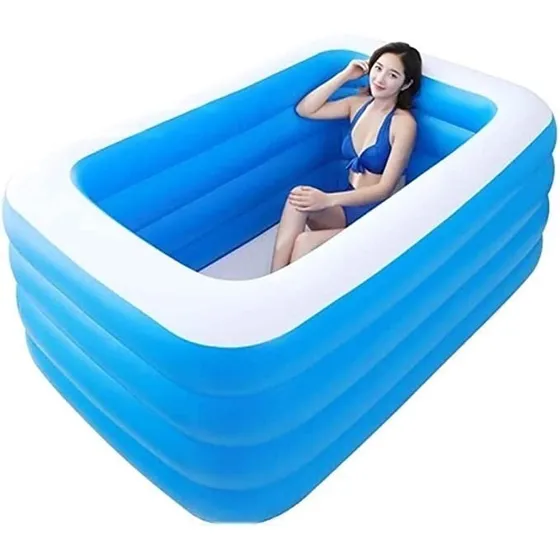 Piscina Inflable Grande Para Grandes Y Niños Resistente 