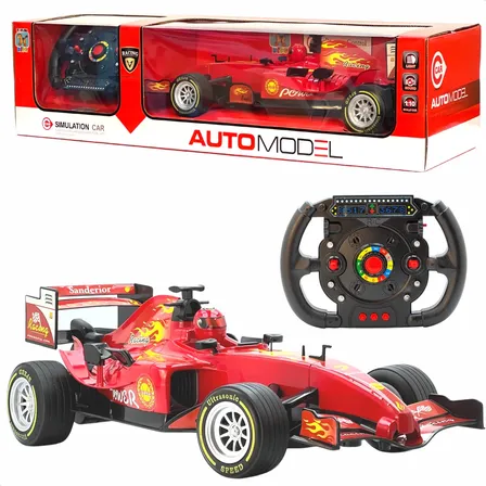 Carro Controle F1 Brinquedo Infantil Formula 1 Ferrari Veloz Vermelho F1