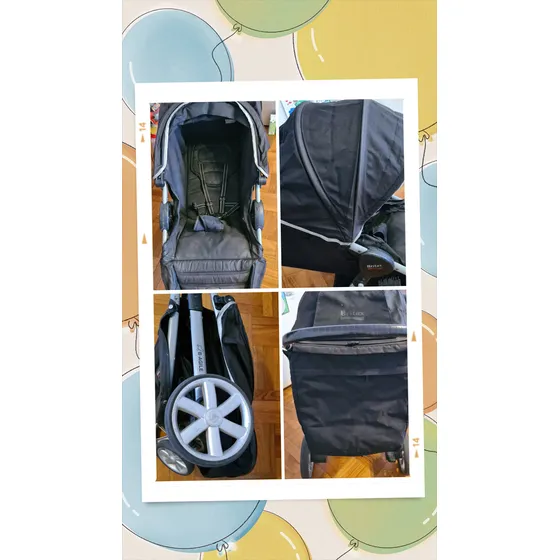 Cochecito Liviano Compacto Britax B Agile.cubrepies