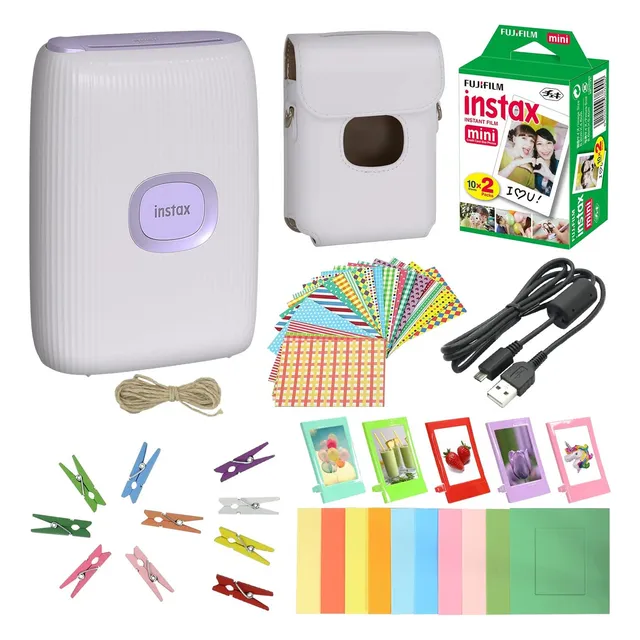 Fujifilm Instax Mini Link 2 Smartphone Printer Clay Whi...