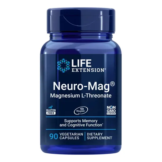 Magnesio L Treonato 2000 Mg 90 Capsulas Life Extension