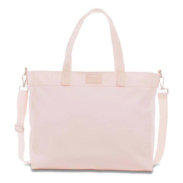 Bolsa Tote Daily Clear Gocase - Leve, Moderna E Minimalista Cor Rosa Liso Níquel Rosa-páli...