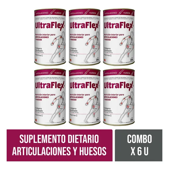 Combo X 6 Suplemento Ultraflex Colageno Cuida Articulaciones