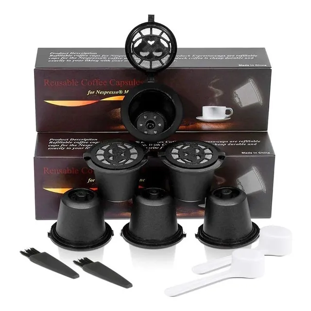 6 Capsulas Nespresso Recargables Reusables Cafetera Nespreso