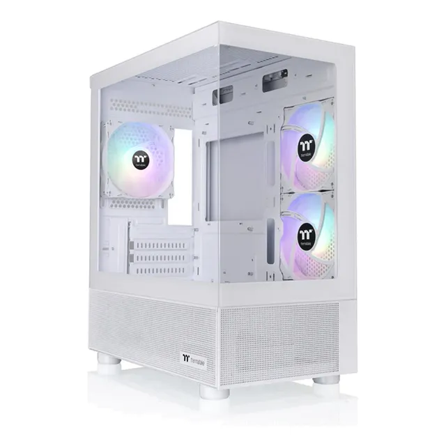 GABINETE THERMALTAKE VIEW 170 TG ARGB SNOW MICRO FAN X3 P COLOR BLANCO