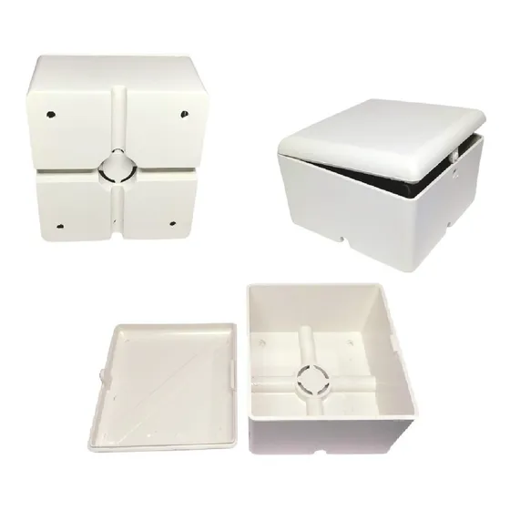 Kit 8 Caixas Proteção Cftv Conector Balun Fonte Sobrepor 4x4