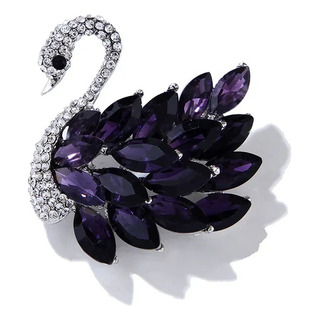 Broche Con Diseño De Cisne Prendedor Pin Broche Con Diseño De Cisne Prendedor Pin
