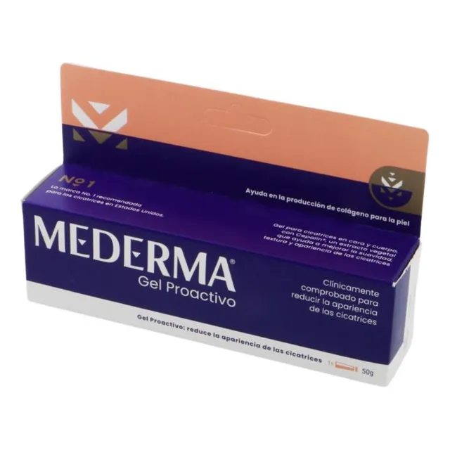 Mederma Gel Proactivo Efecto Cicatrizante Tubo Con 50 Gramos Todo Tipo De Piel Día/noche