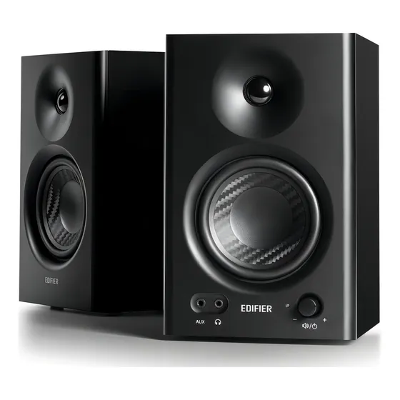 Monitores De Estudio Activo Edifier Mr4 220v 42 W Color Negro