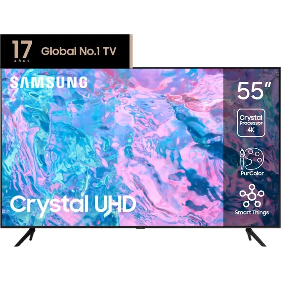 Televisor Smart Tv Samsung 55¨ 4k Uhd Crystal 4k