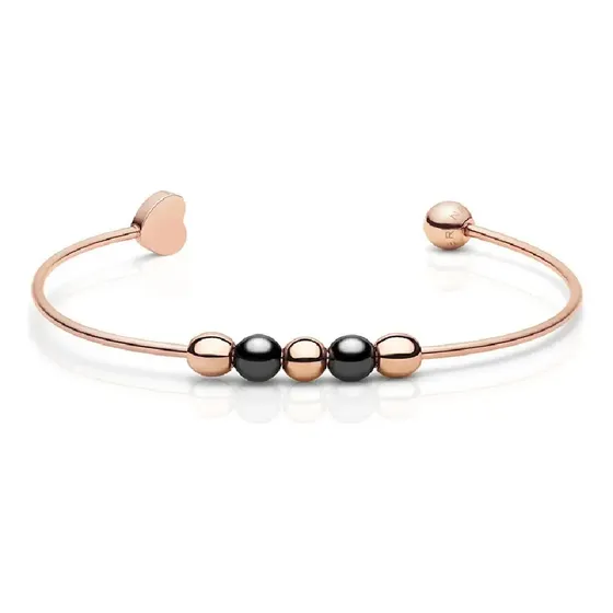 Pulsera Bering Bangle Rose Gold Heart 625-6337-057 Invalesco