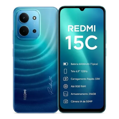 Xiaomi Redmi 13x Dual Sim 256gb 8gb Ram 2025 Cor Azul | MercadoLivre