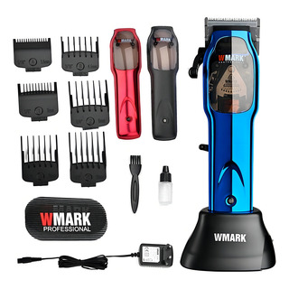 Maquina De Cortar Cabelo Wmark Ng 9002 Troca Capa E Base Cor Preto 110v/220v Maquina De Cortar Cabelo Wmark Ng 9002 Troca Capa E Base Cor Preto 110v/220v