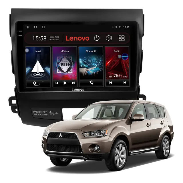 Multimidia Lenovo Outlander 2007 A 2012 Octacore 4+64gb 9p