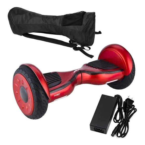 Patineta Hoverboard Eléctrico 10'' 300w Rojo Bolso Cargador