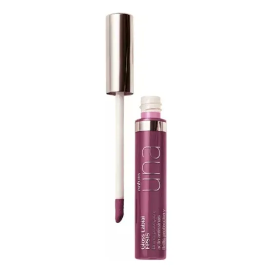 Gloss Labial Una Fps 15 Natura Color Boca 100 (violeta)
