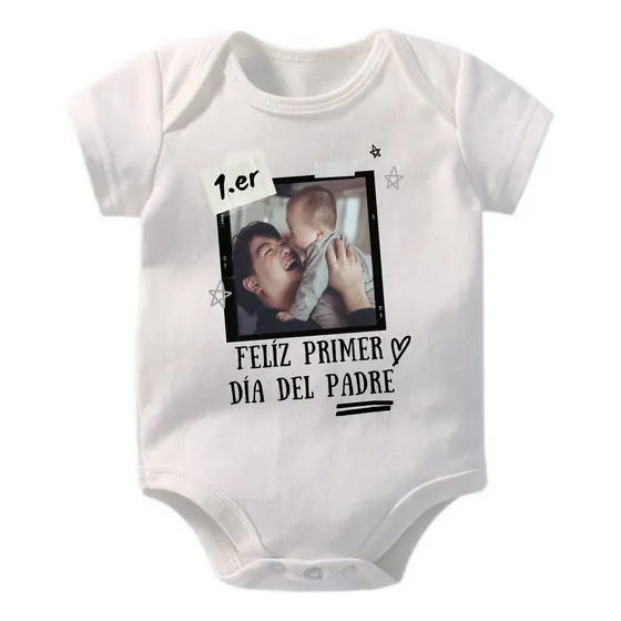Body Bebe Dia Del Padre Modal, Con Foto Personalizada.