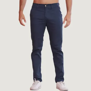 Calça Sarja Masculina Bolso Faca E Embutido Esporte Fino