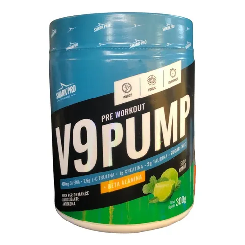 V9 Shark 300g Pre Treino Com Beta Alanina