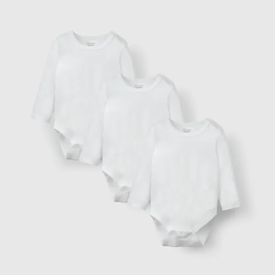 Pack De Bodies Bebés Blanco 55950 Colloky
