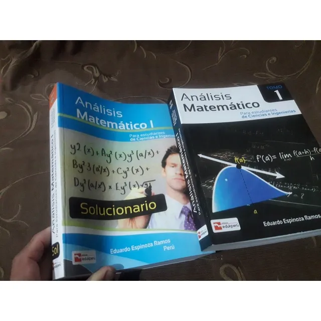 Libro Análisis Matemático 1 Teoría Y Solucionario Espinoza