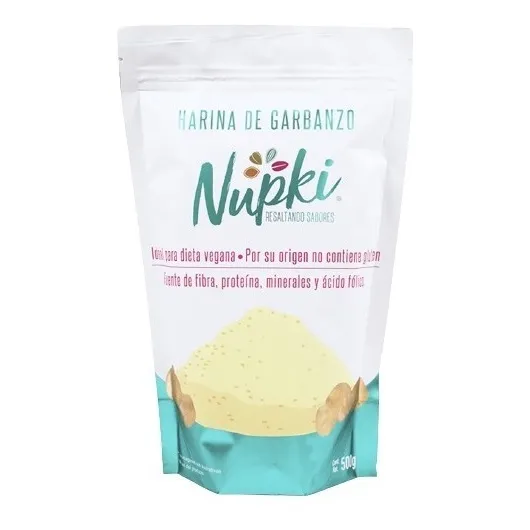 Harina De Garbanzo 500g. · Vegana · Sin Gluten · 100% Pura