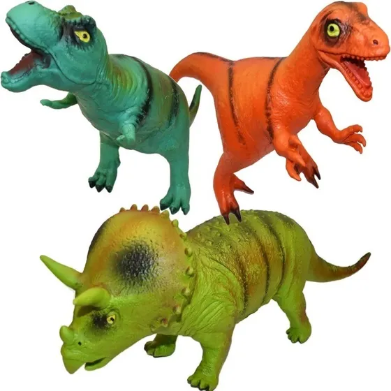 Dinosaurio Tamaño Grande Goma No Tóxico Juguete Resistente