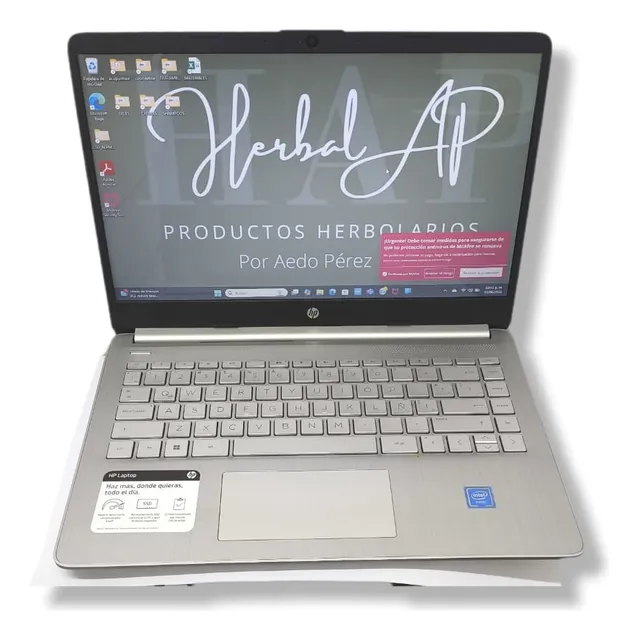 Laptop Hp Intel Celeron Plateado