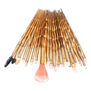 Set 20 Brochas Ojos Unicornio Diamante Sirena Kit Pinceles Set 20 Brochas Ojos Unicornio Diamante Sirena Kit Pinceles