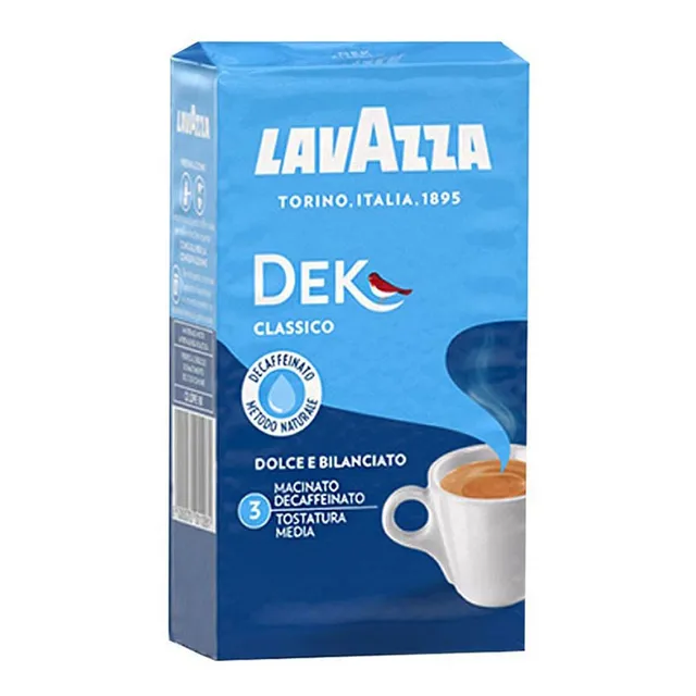 Café molido Lavazza Decaffeinato 250 Gr.