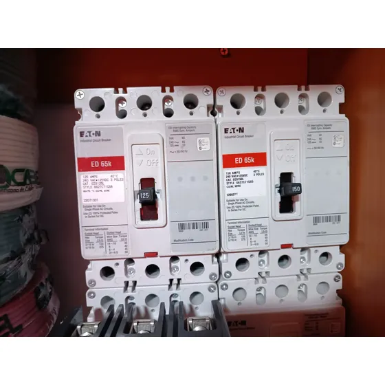 Interruptor Breaker Trifásico Eaton 225 200 175 150 125 Amp