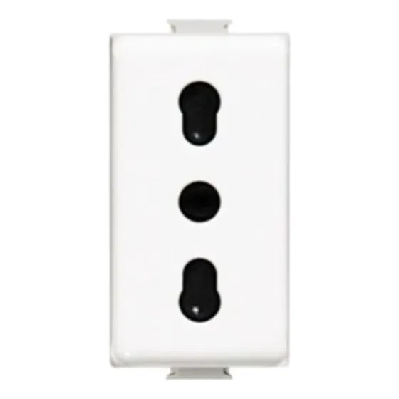 Modulo Enchufe 2p+t 10/16a 250v Blanco Matix Bticino Am5180