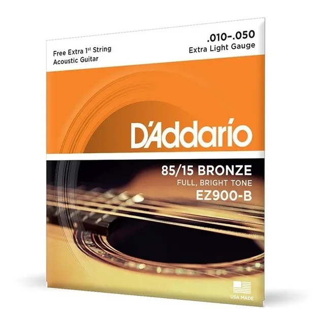 Daddario 85/15 Ez900-b Encordoamento Violão Aço 010