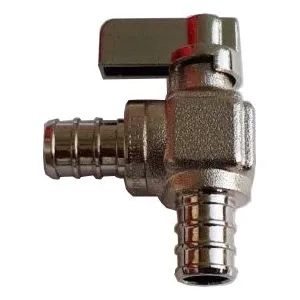 Vlvula De Bola Ngulo 1/2puLG Pex, Cierre Rpido, Latn