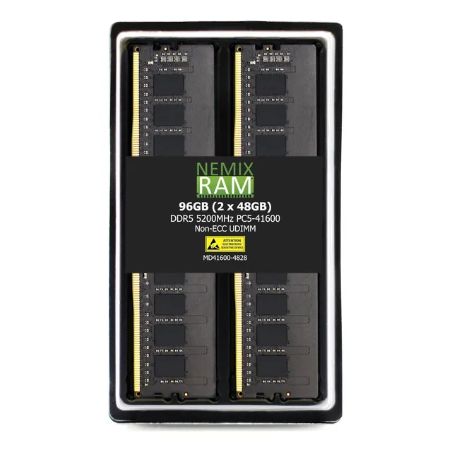 Nemix Ram 96gb (2x48gb) Ddr5 5200mhz Pc5-41600 2rx8 1.1v