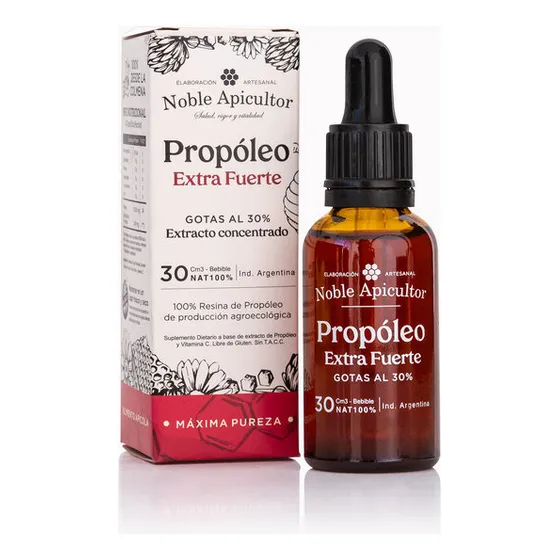 Propóleo Extra Fuerte 30% Noble Apicultor Gotas 30ml
