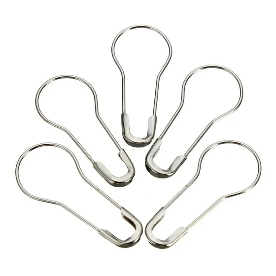 Alfiler De Gancho Perita Calabaza X 100 Unidades Para Ropa