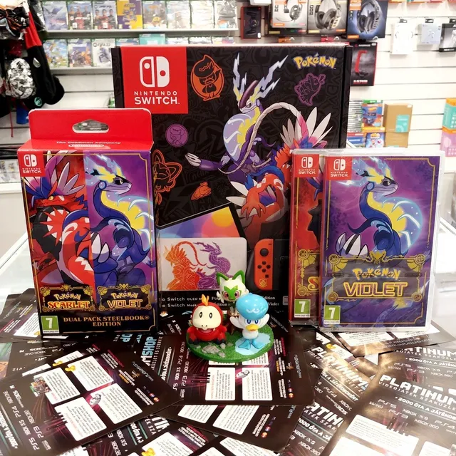 Nintendo Switch Oled Pokemon Violet 64 Gb Japon+ 2juegos