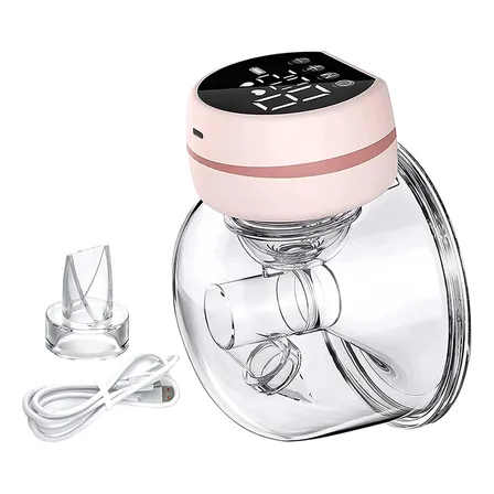 Dr.Isla extractor de leche eléctrico materna portátil rosa manos libres
