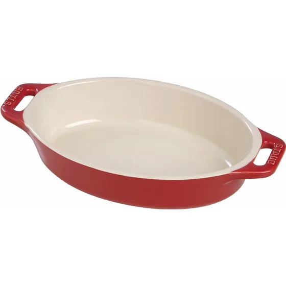 Staub Ceramica Horno Ovalada 36,8 Cm Color Rojo