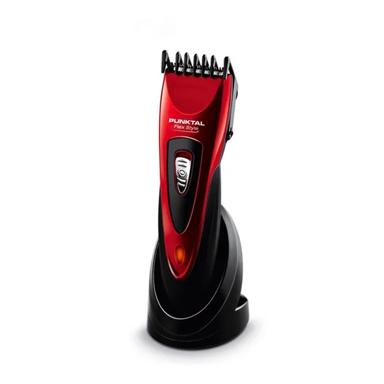 Corta Pelo Punktal Recargable Flex Style Pk-hc2016 Color Rojo/Negro