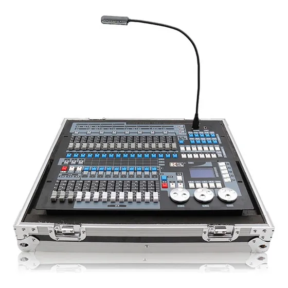 Consola Dj Controller 1024 Dmx512 Con Flycase Para Luces