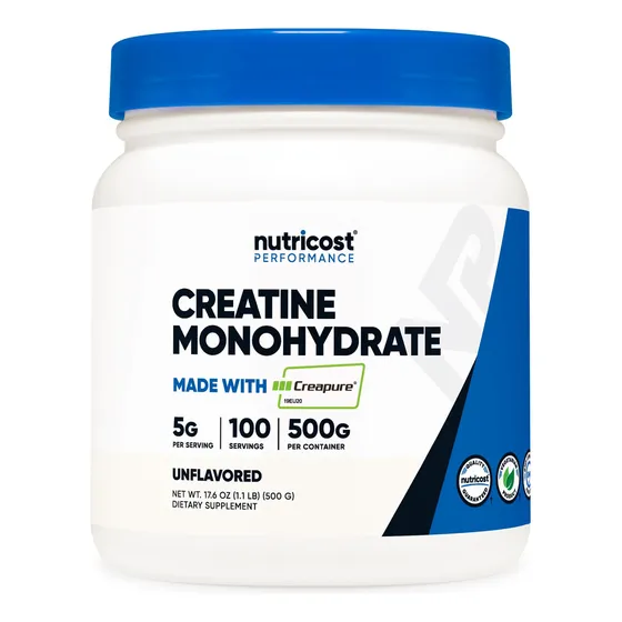 Suplemento Nutricost Creapure® Monohidrato De Creatina 500 G